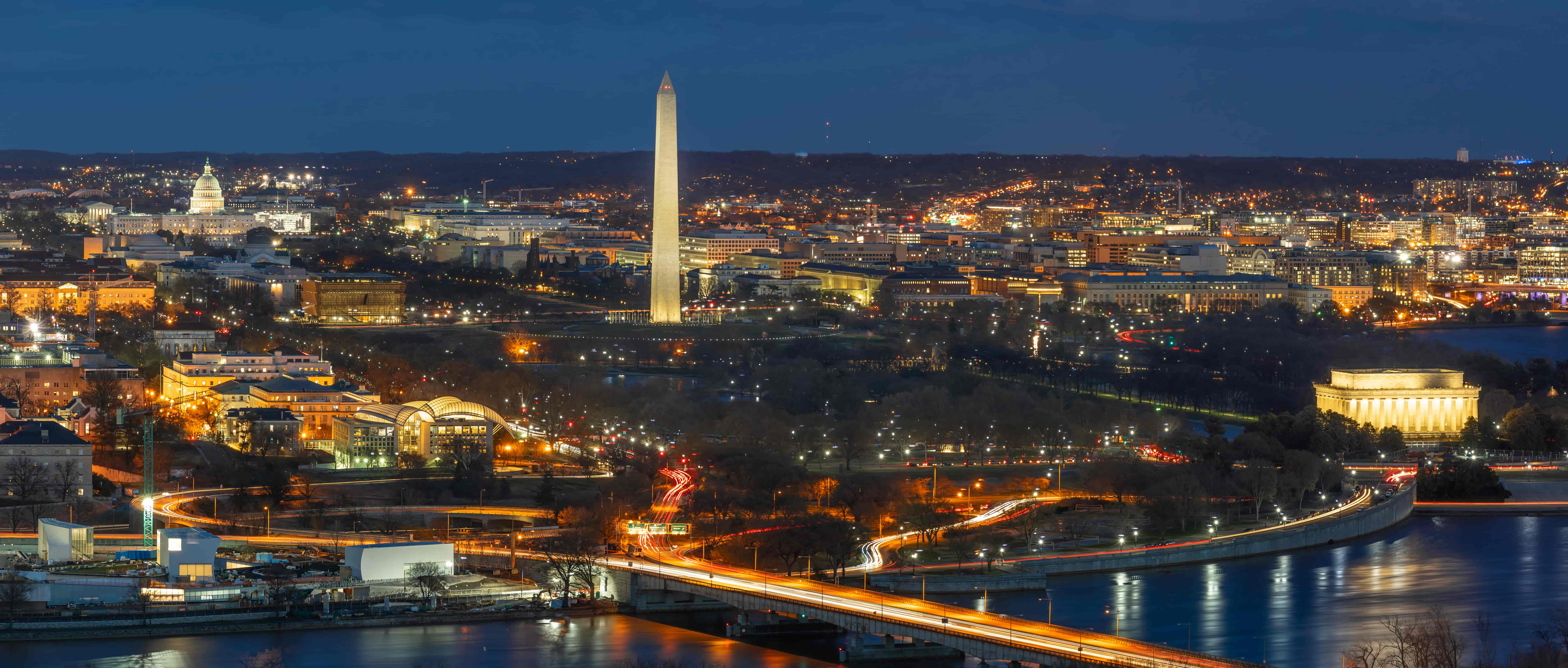 Washington DC at night -min